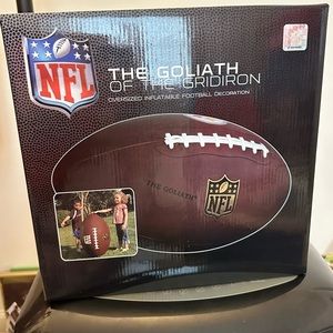 NIB 3 feet in size Official NFL Novelty Football with Pittsburgh Steelers Logo